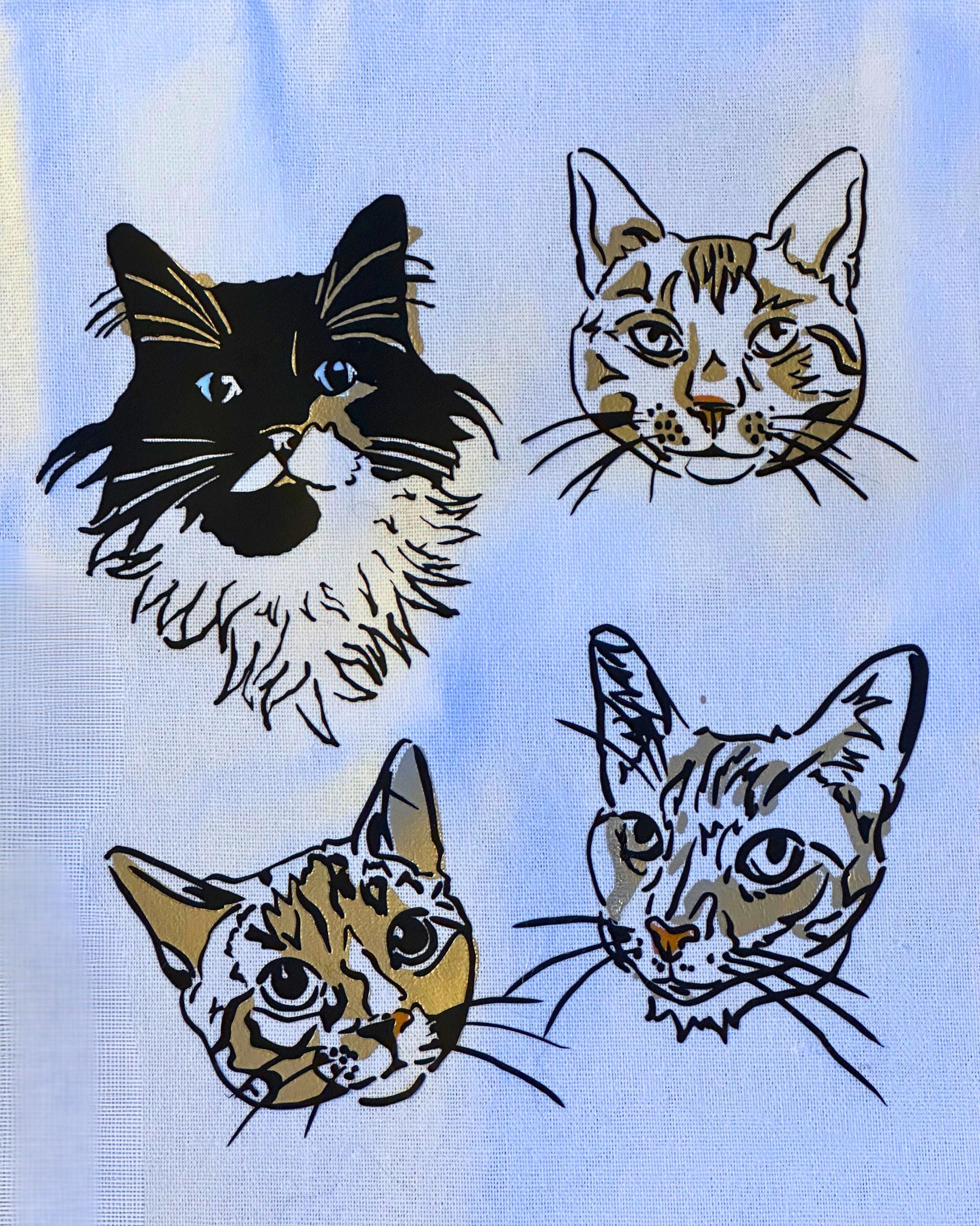 Custom Portrait Tote Bag