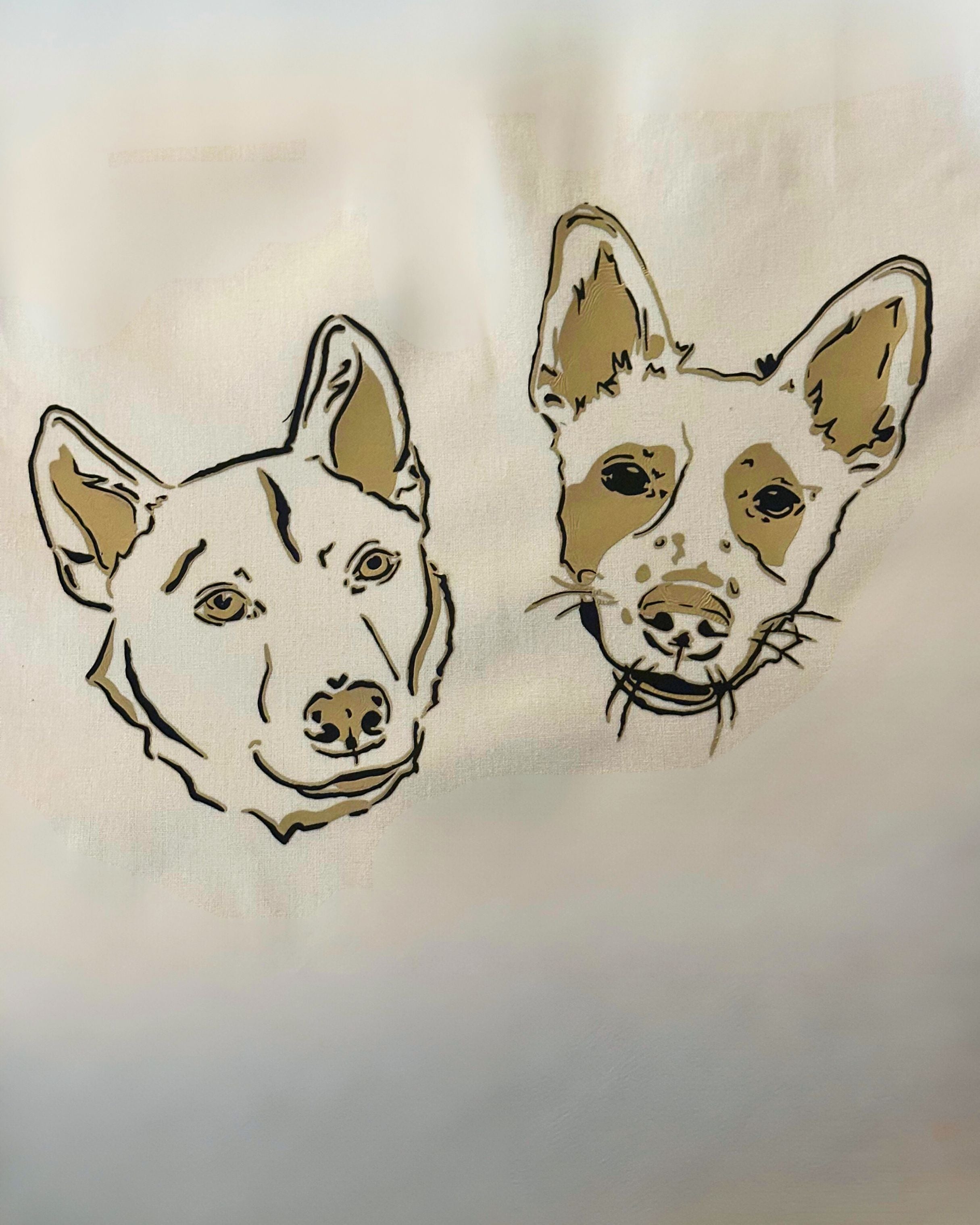 Custom Portrait Tote Bag