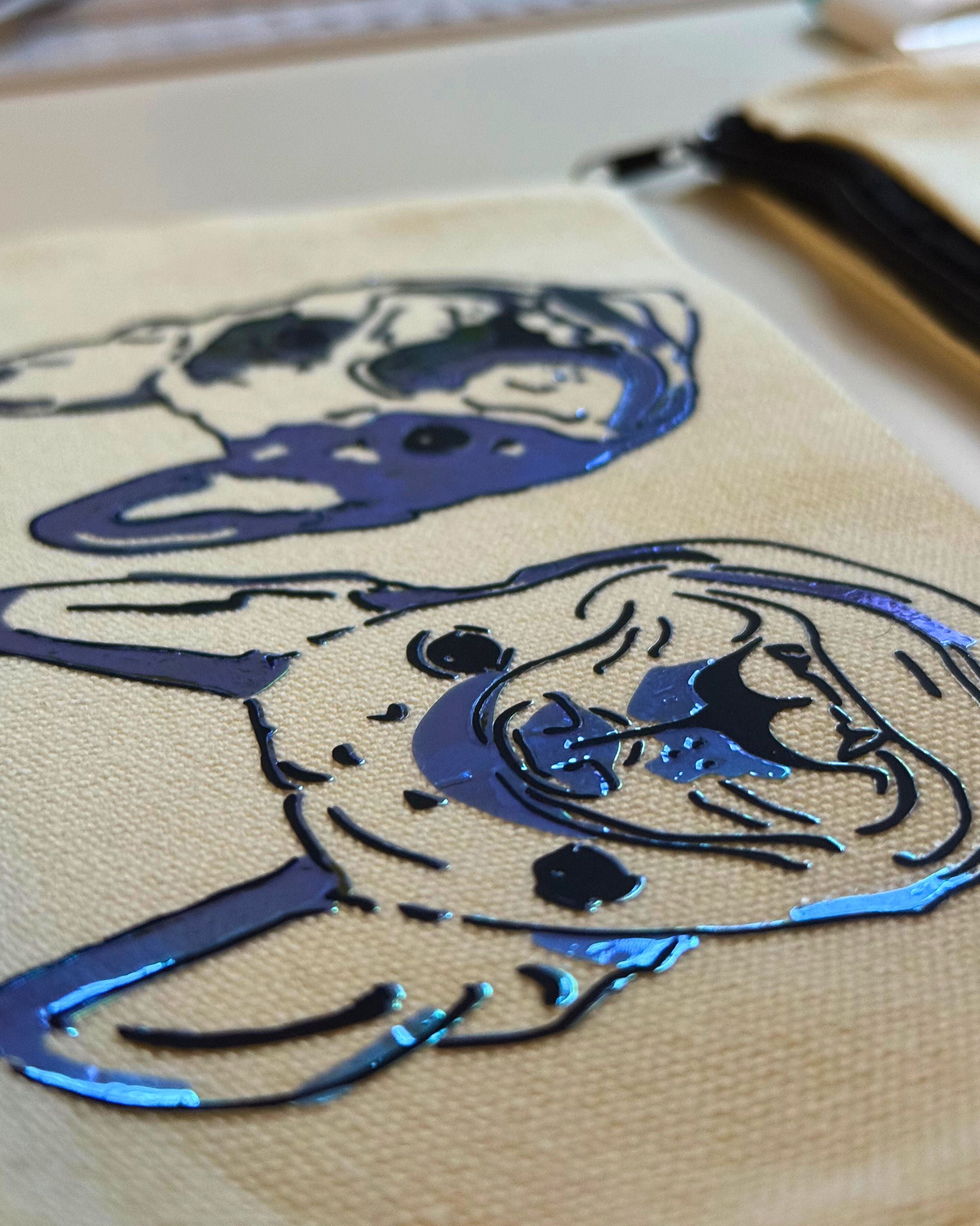 Custom Portrait Tote Bag