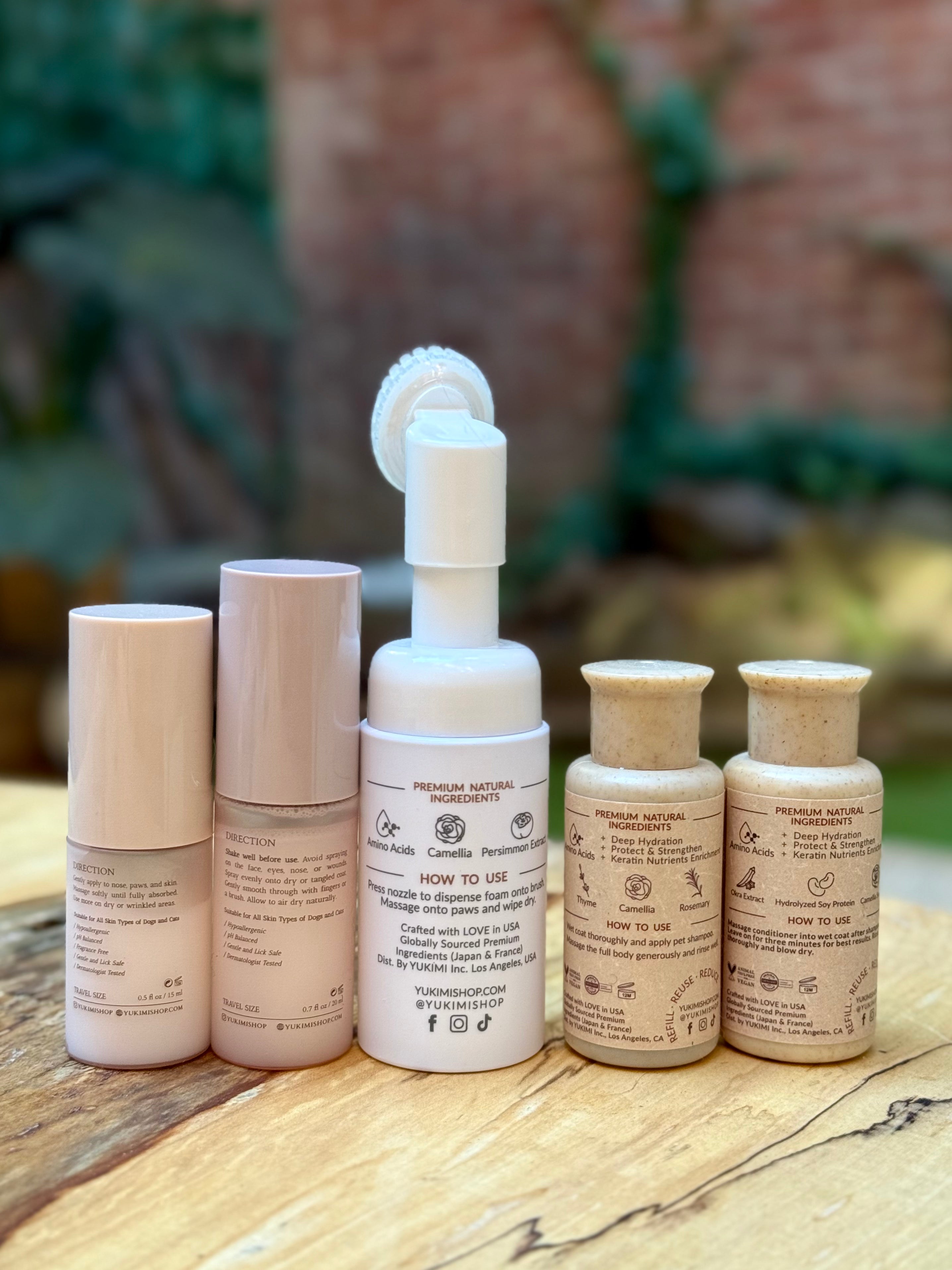 Yukimi Pet Skin & Coat Care Travel Set