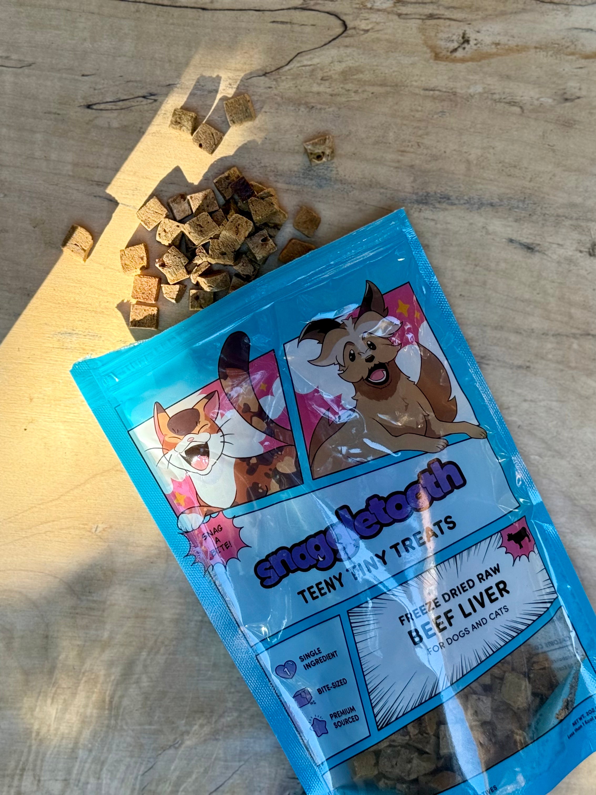 Snaggletooth Teeny Tiny Treats - Beef Liver