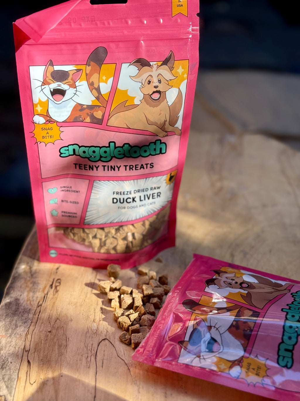 Snaggletooth Teeny Tiny Treats - Duck Liver