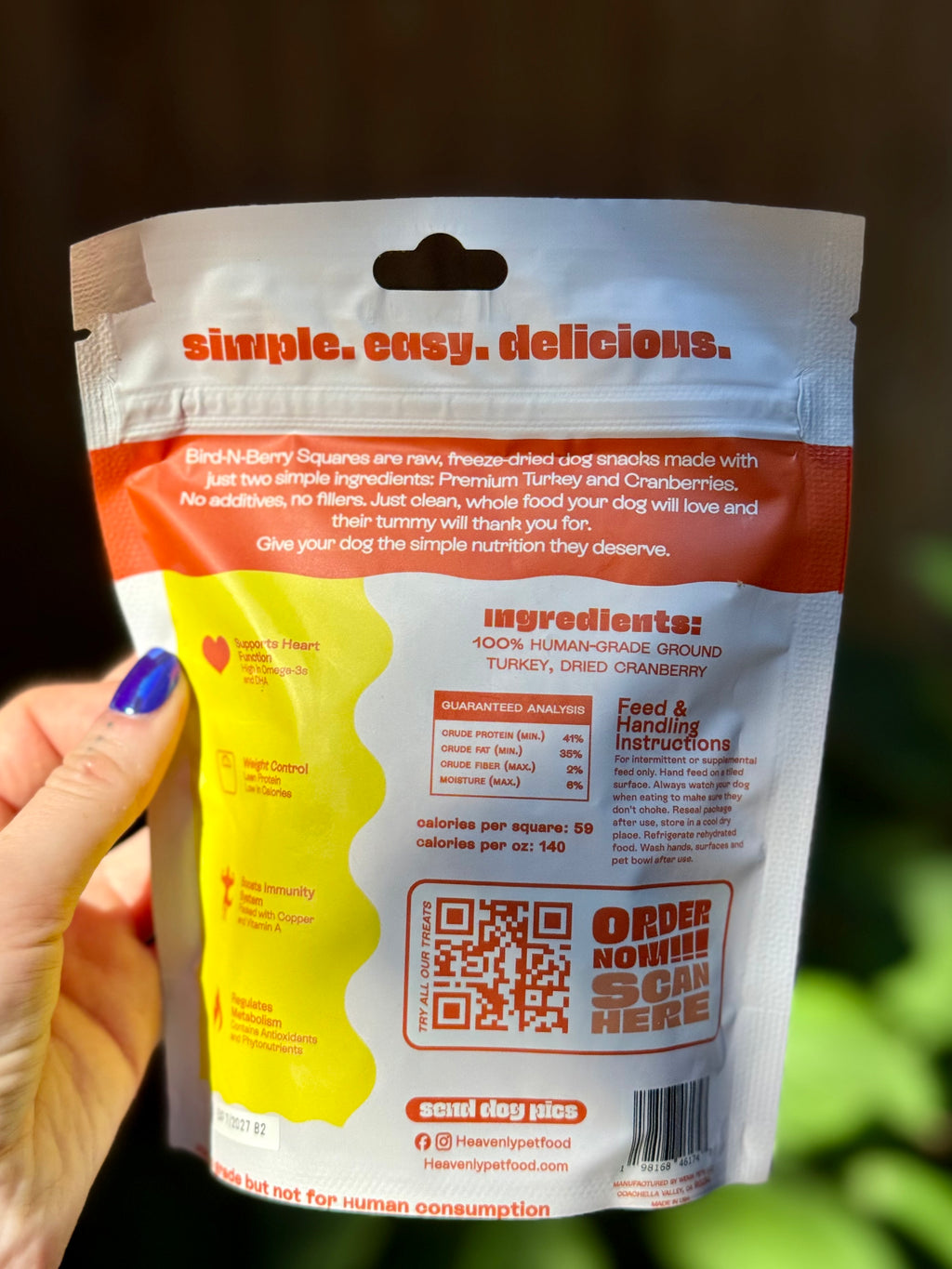 Heavenly Pet - Bird-N-Berry Squares